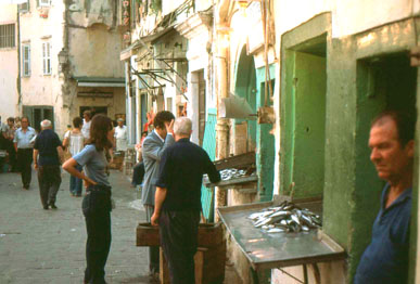 Corfou les poissoniers